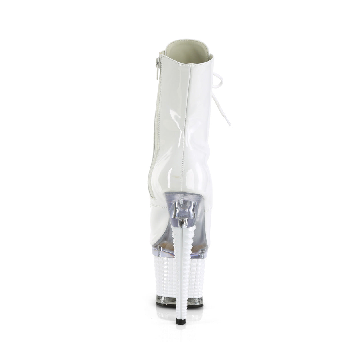 Pleaser Ankle Boots SPECTATOR-1021 Wht Pat/Clr-Wht