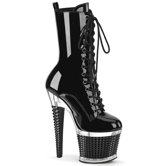 Pleaser  Bottines SPECTATOR-1040 BLK PAT / CLR-BLK