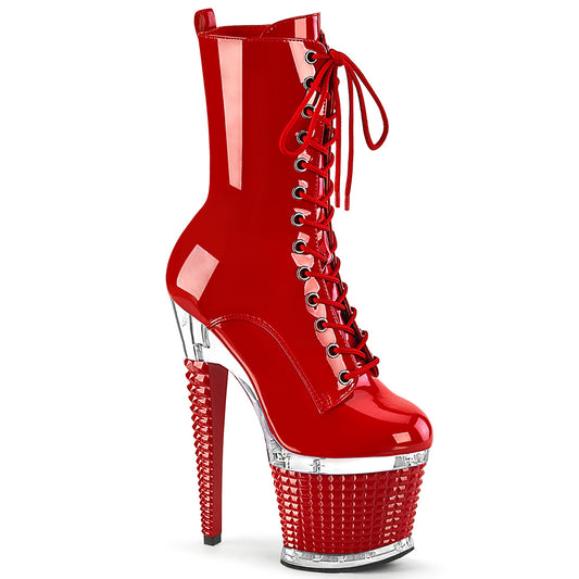 Pleaser  Bottines SPECTATOR-1040 rouge / clr-rouge