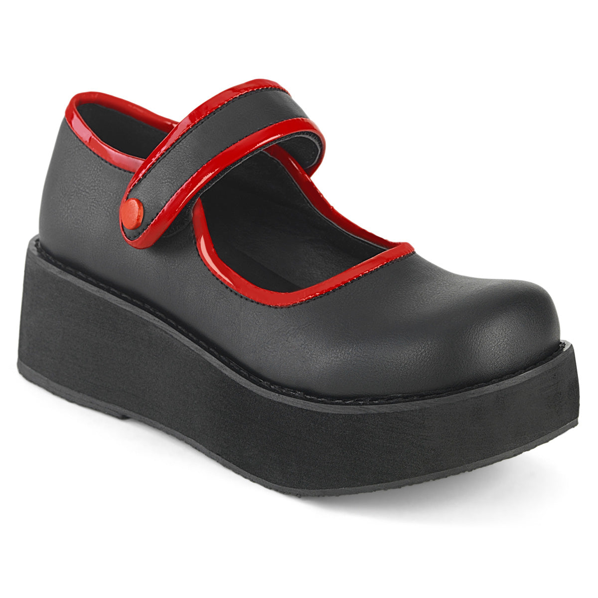 DemoniaCult Pompes SPRITE-01 Cuir végétalien BLK