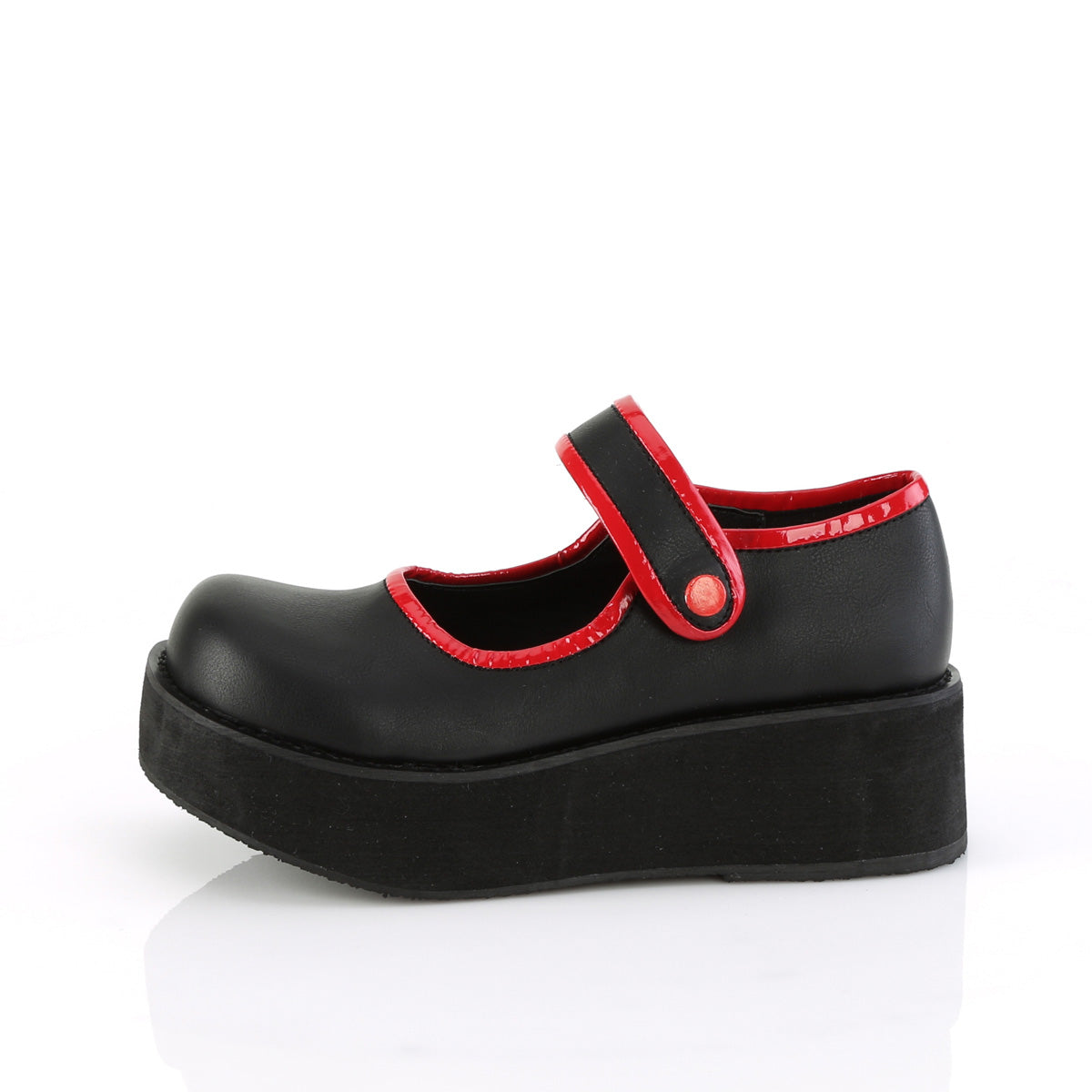 DemoniaCult Pompes SPRITE-01 Cuir végétalien BLK