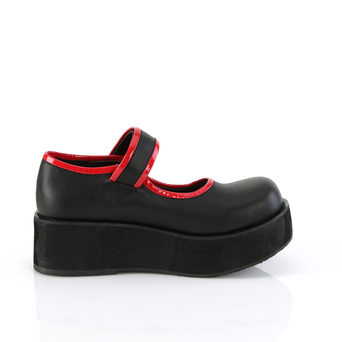 DemoniaCult Pompes SPRITE-01 Cuir végétalien BLK