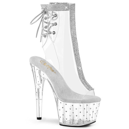 Pleaser Bottines pour femmes STARDUST-1018C-2RS CLR / CLR