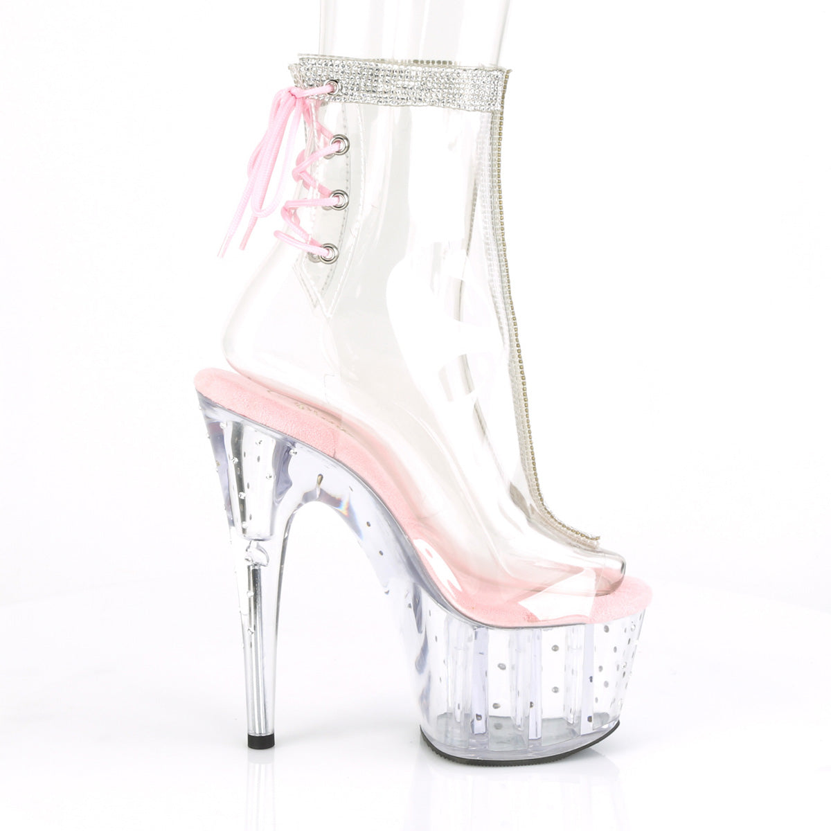 Pleaser Bottines pour femmes STARDUST-1018C-2RS CLR-B. Rose / clr