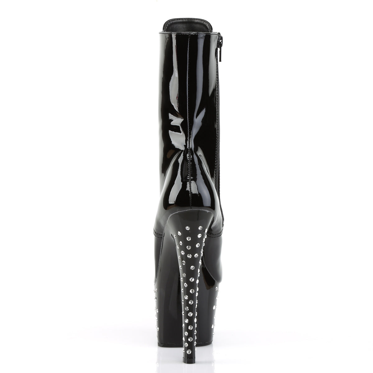 Pleaser Bottines pour femmes STARDUST-1020-7 blk / blk