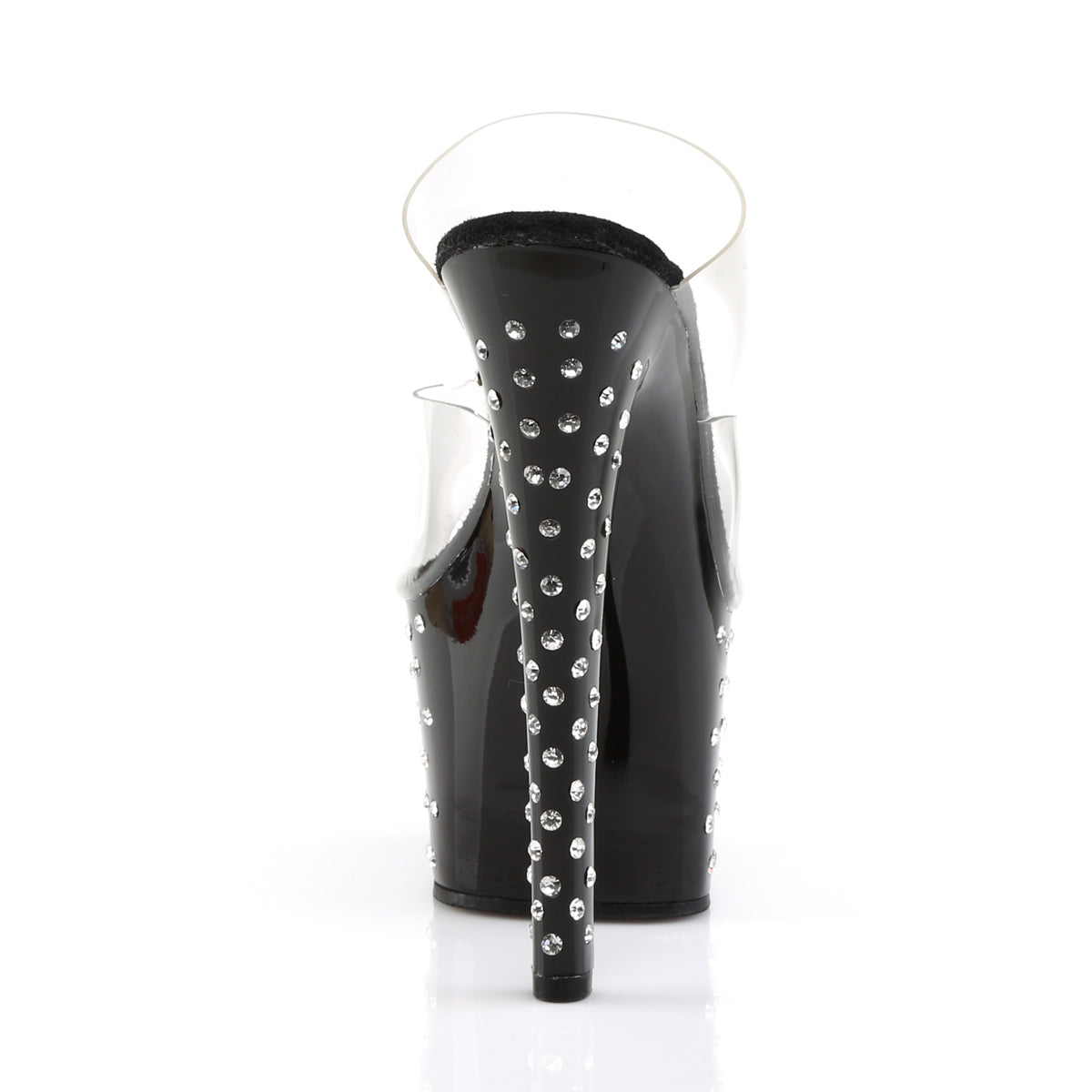 Pleaser Sandales pour femmes STARDUST-702 CLR / BLK