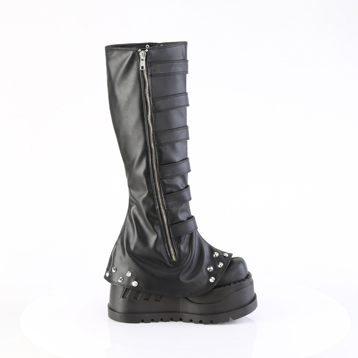 DemoniaCult STOMP-223 Blk Vegan Leather