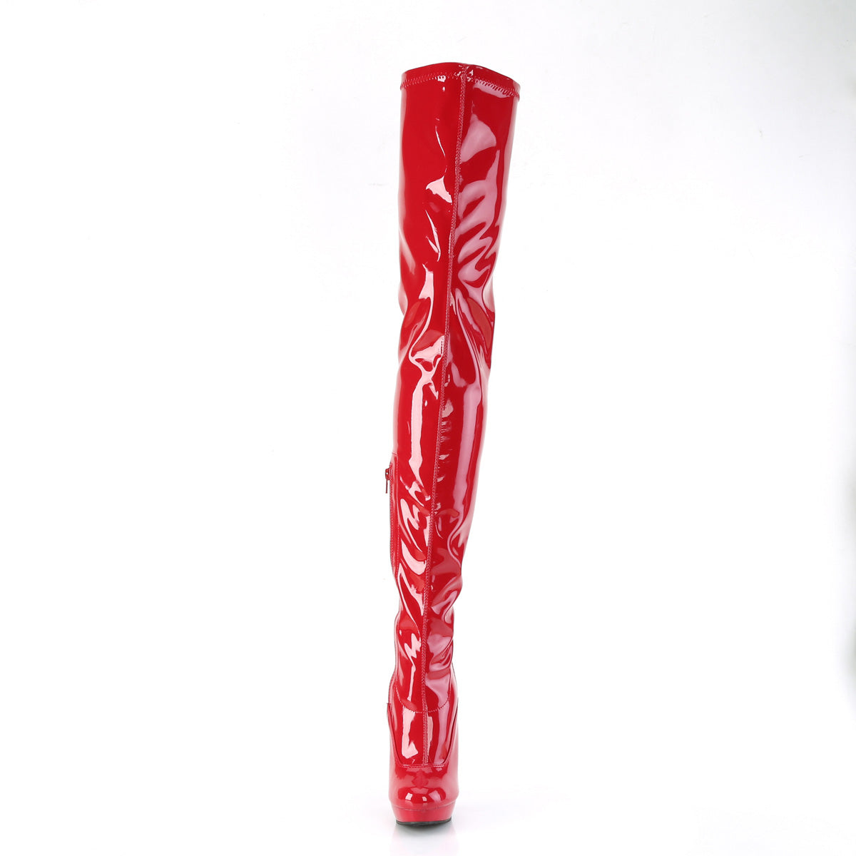 Fabulicious Boots SULTRY-4000 Red Stretch Pat/Red
