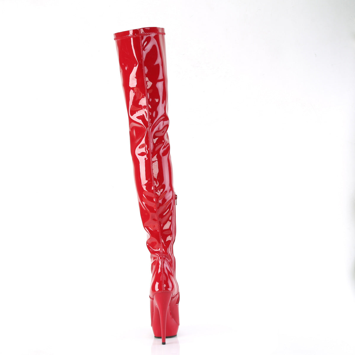 Fabulicious Boots SULTRY-4000 Red Stretch Pat/Red