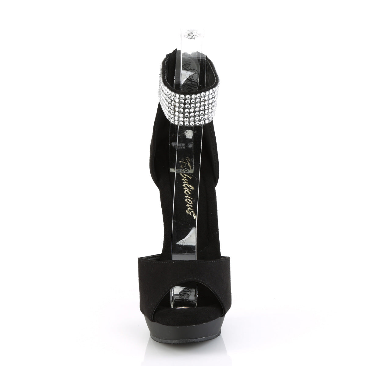 Fabulicious Pompes SULTRY-625 BLK FAUX SUDE / BLK MATTE