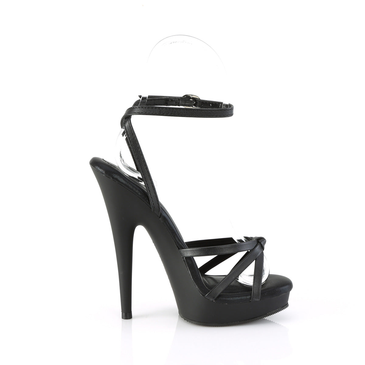 Fabulicious Pompes SULTRY-638 BLK FAUX CUIR / BLK MATTE