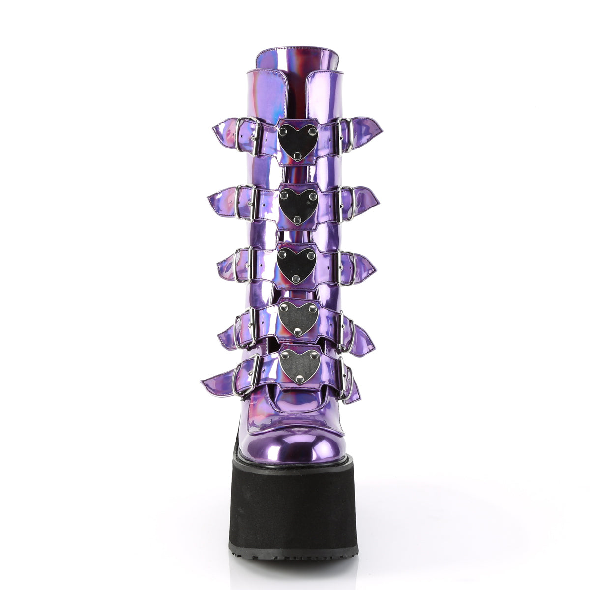 DemoniaCult Bottes de femmes SWING-230 Holo violet