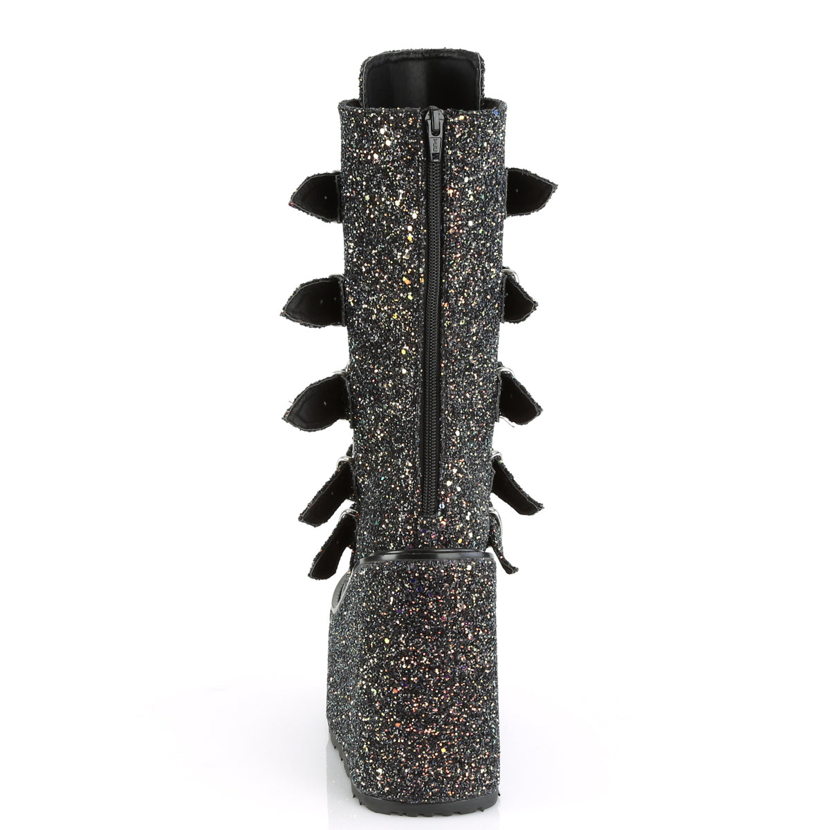 DemoniaCult Womens Boots SWING-230G Blk Multi Glitter