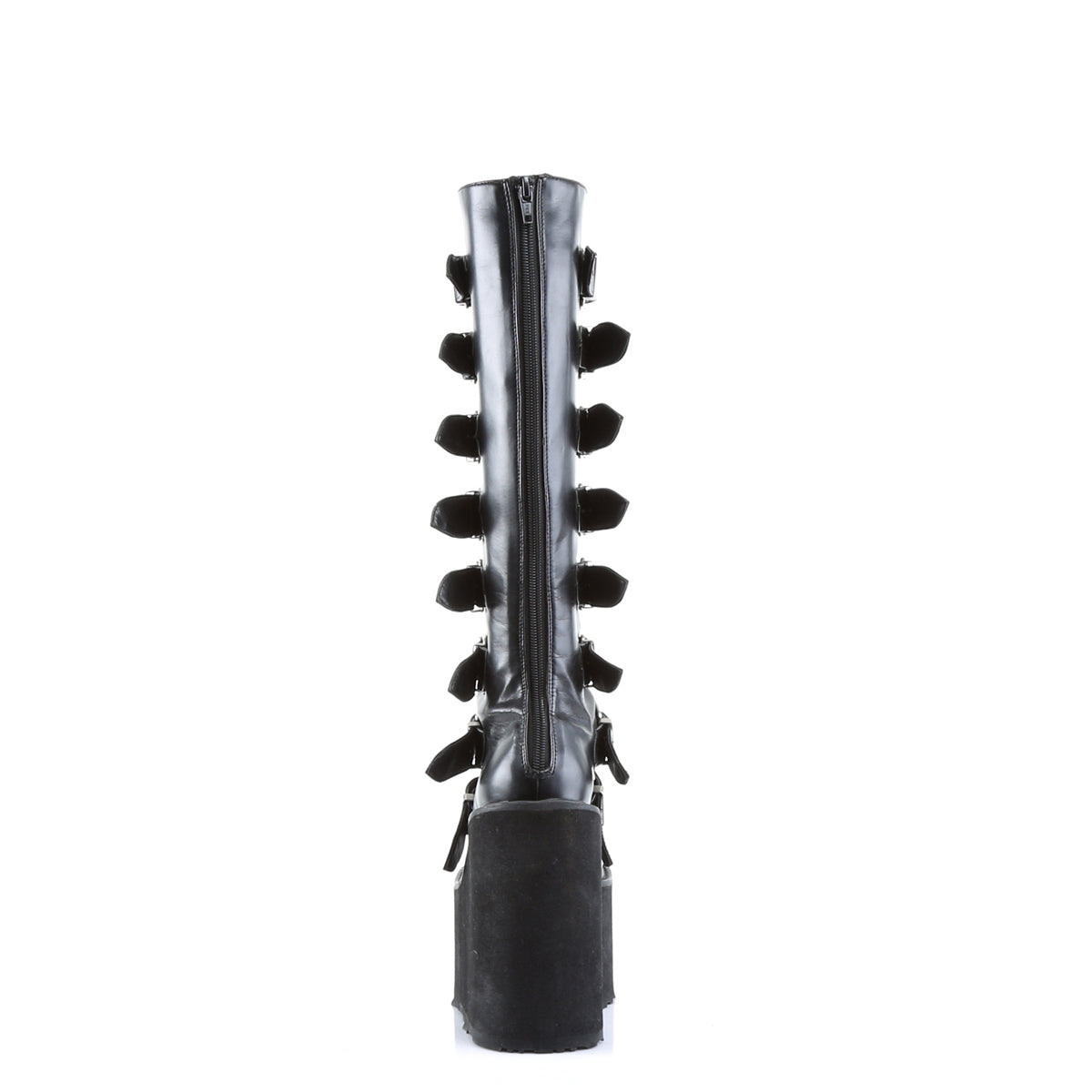 DemoniaCult Bottes de femmes SWING-815 Cuir végétalien BLK