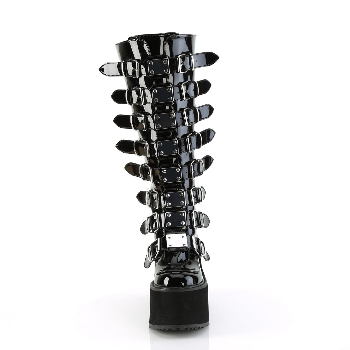 DemoniaCult Bottes SWING-815wc blk pat