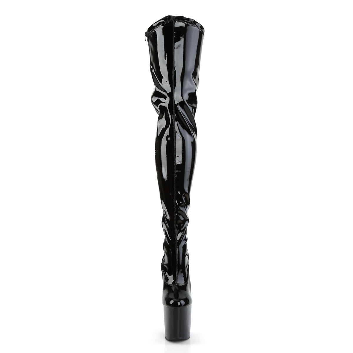 Pleaser Aux femmes TABOO-3000 BLK STR PAT / BLK
