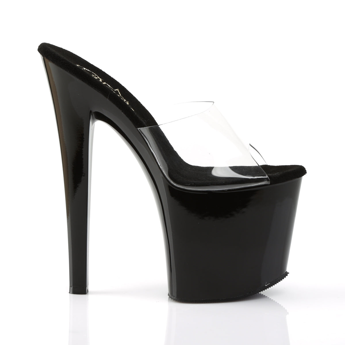 Pleaser Sandales pour femmes TABOO-701 CLR / BLK