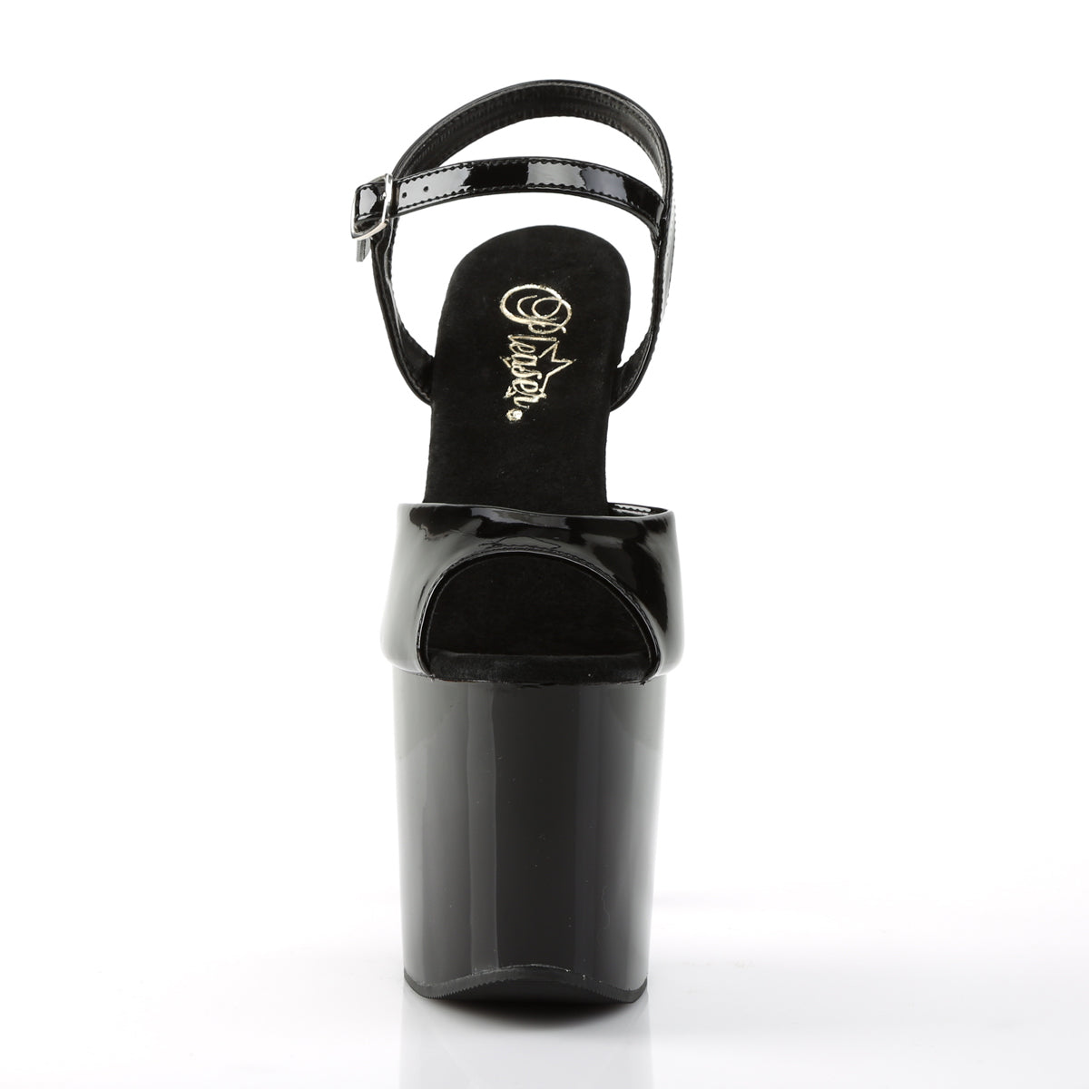 Pleaser Sandales pour femmes TABOO-709 blk pat / blk