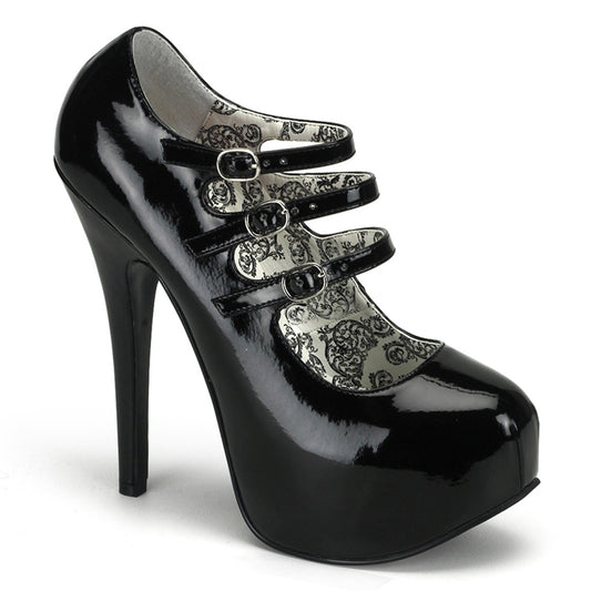 Bordello Pompes pour femmes TEEZE-05 blk pat