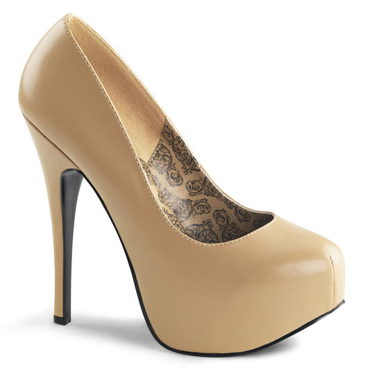 Bordello Pompes pour femmes TEEZE-06 TAN PU