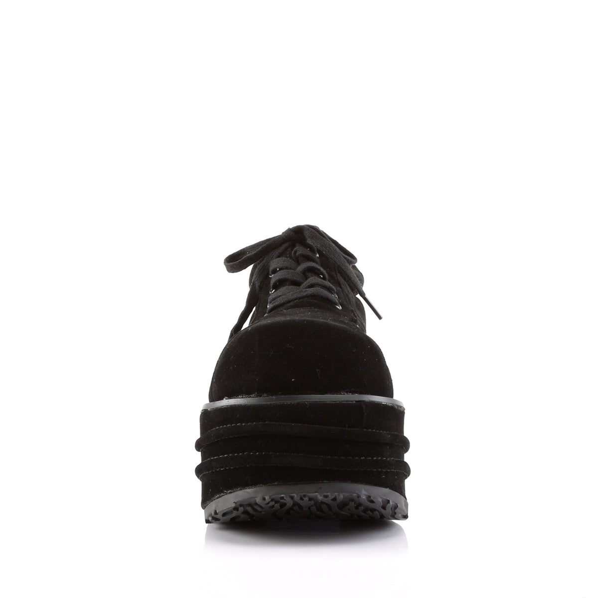 DemoniaCult Bottes pour hommes TEMPO-08 Blk Vegan Suede