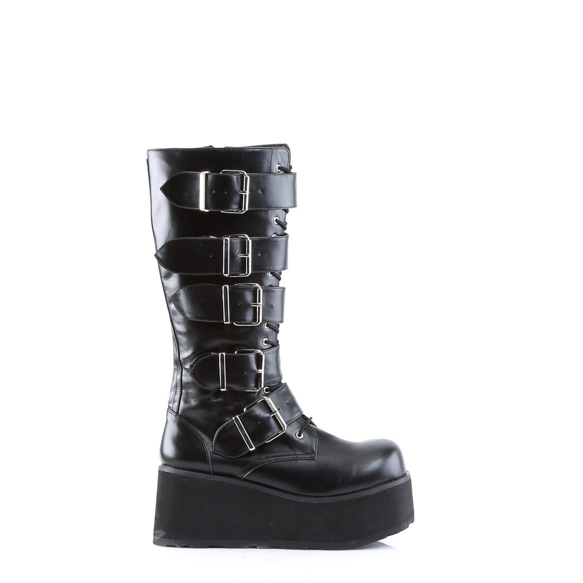 DemoniaCult Bottes pour hommes TRASHVILLE-518 Cuir végétalien BLK