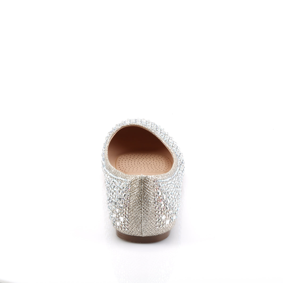 Fabulicious Pompes pour femmes TREATTissu de maille de paillettes nues -06