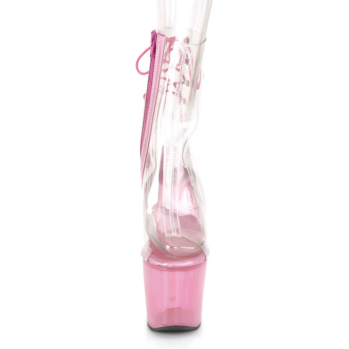 Pleaser Bottines pour femmes unicorn-1018C CLR / Bubble Gum Rose Teinte