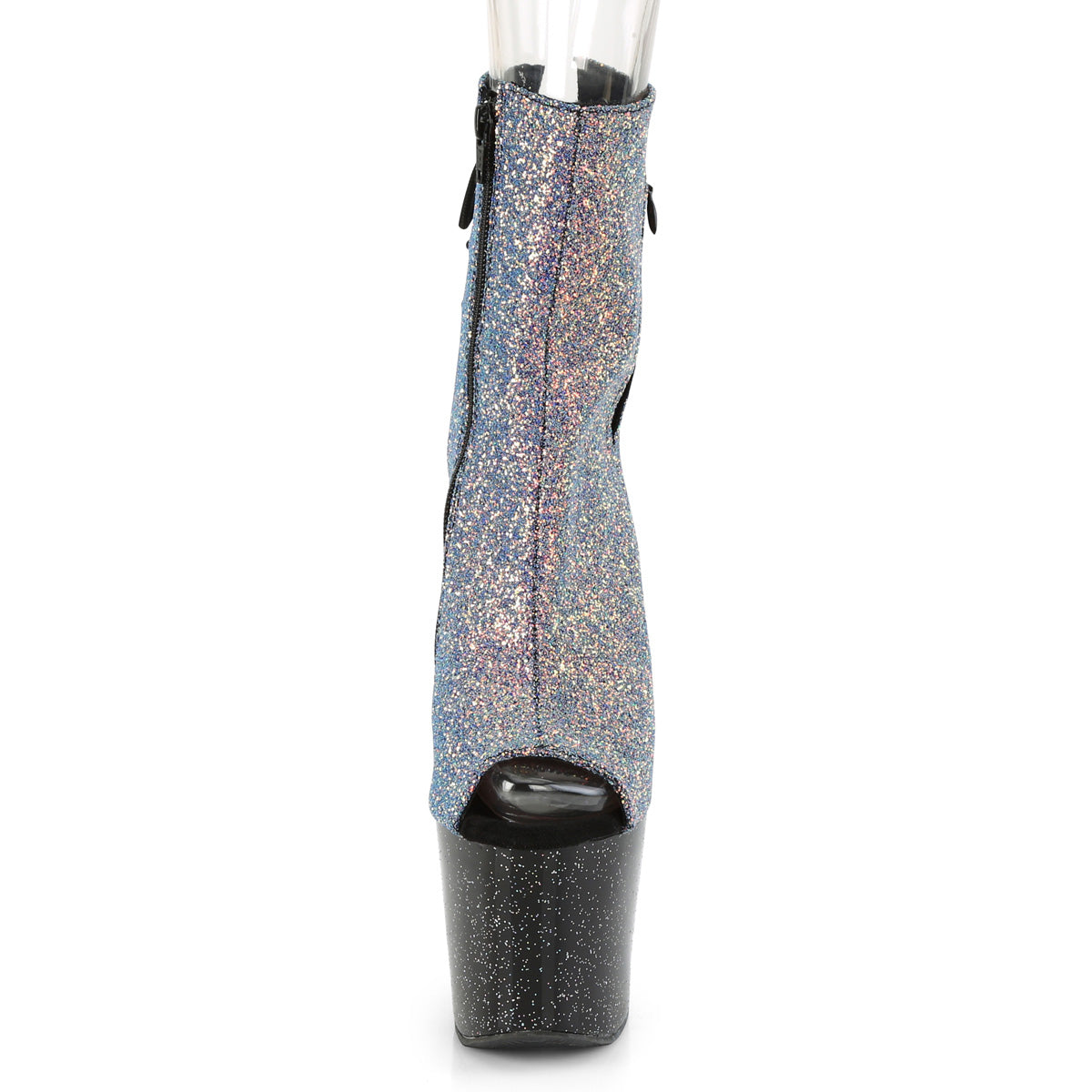 Pleaser Bottines pour femmes unicorn-1018g Glitter bleu violet / blk