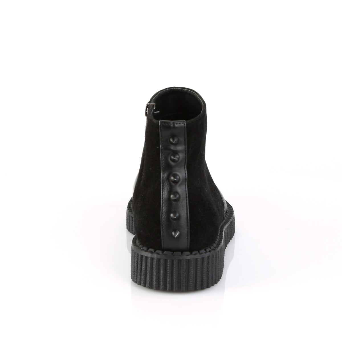 DemoniaCult Chaussure basse pour hommes V-CREEPER-750 Blk Vegan Leather-Microfiber