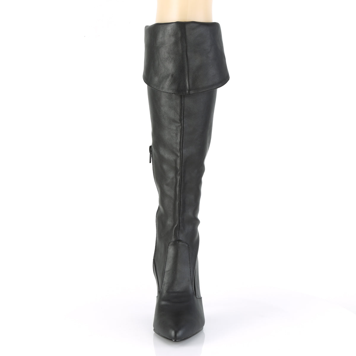 Pleaser Womens Boots VANITY-2013 Blk Faux Leather