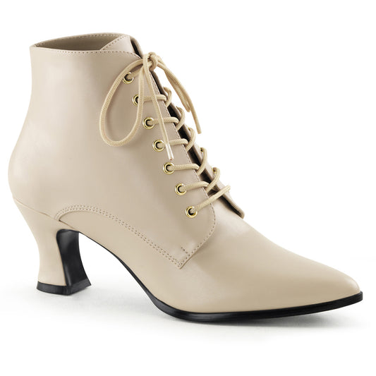 Funtasma Bottines pour femmes VICTORIAN-35 crème PU