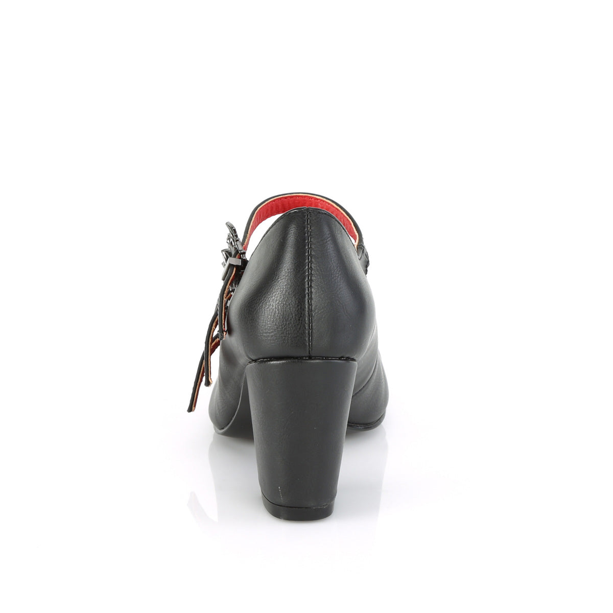 DemoniaCult Pompes pour femmes VIVIKA-38 Cuir végétalien BLK