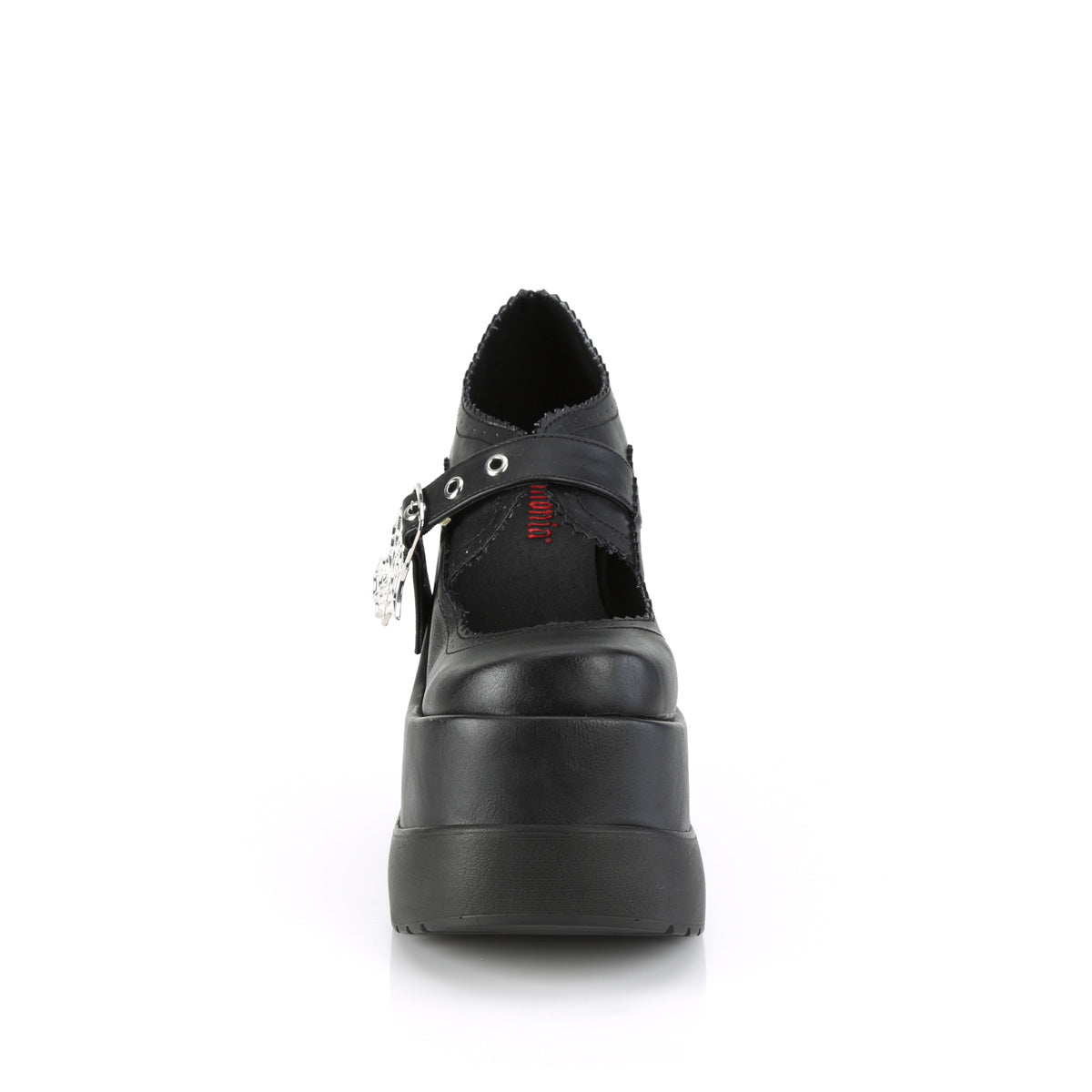 DemoniaCult Pompes VOID-38 Cuir végétalien BLK