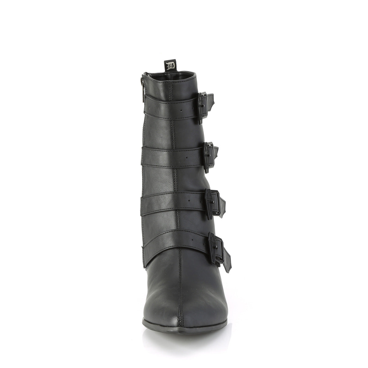 DemoniaCult Bottes pour hommes WARLOCK-110-C Cuir végétalien BLK