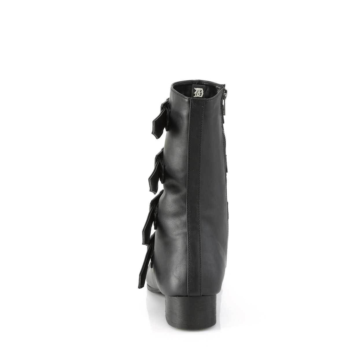 DemoniaCult Bottes pour hommes WARLOCK-110-C Cuir végétalien BLK
