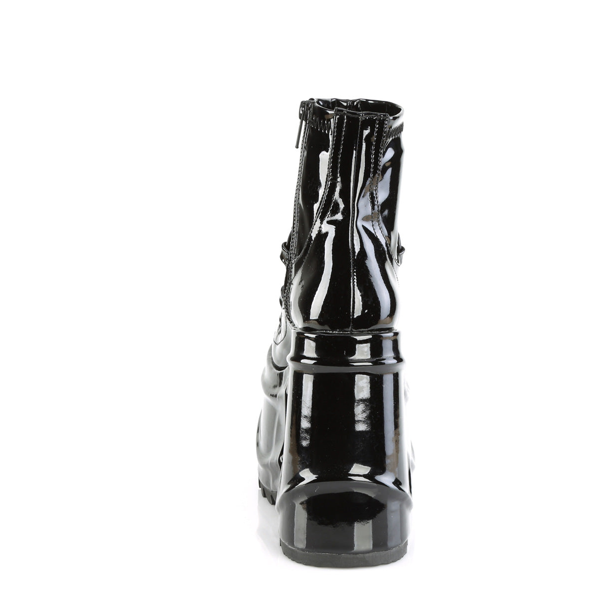 DemoniaCult Bottines WAVE-110 blk pat