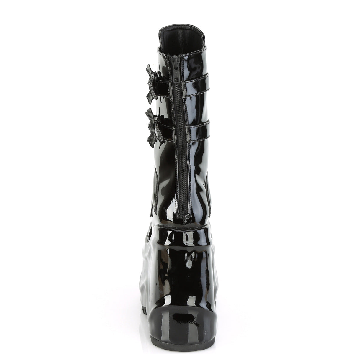 DemoniaCult Bottes de femmes WAVE-150 blk pat