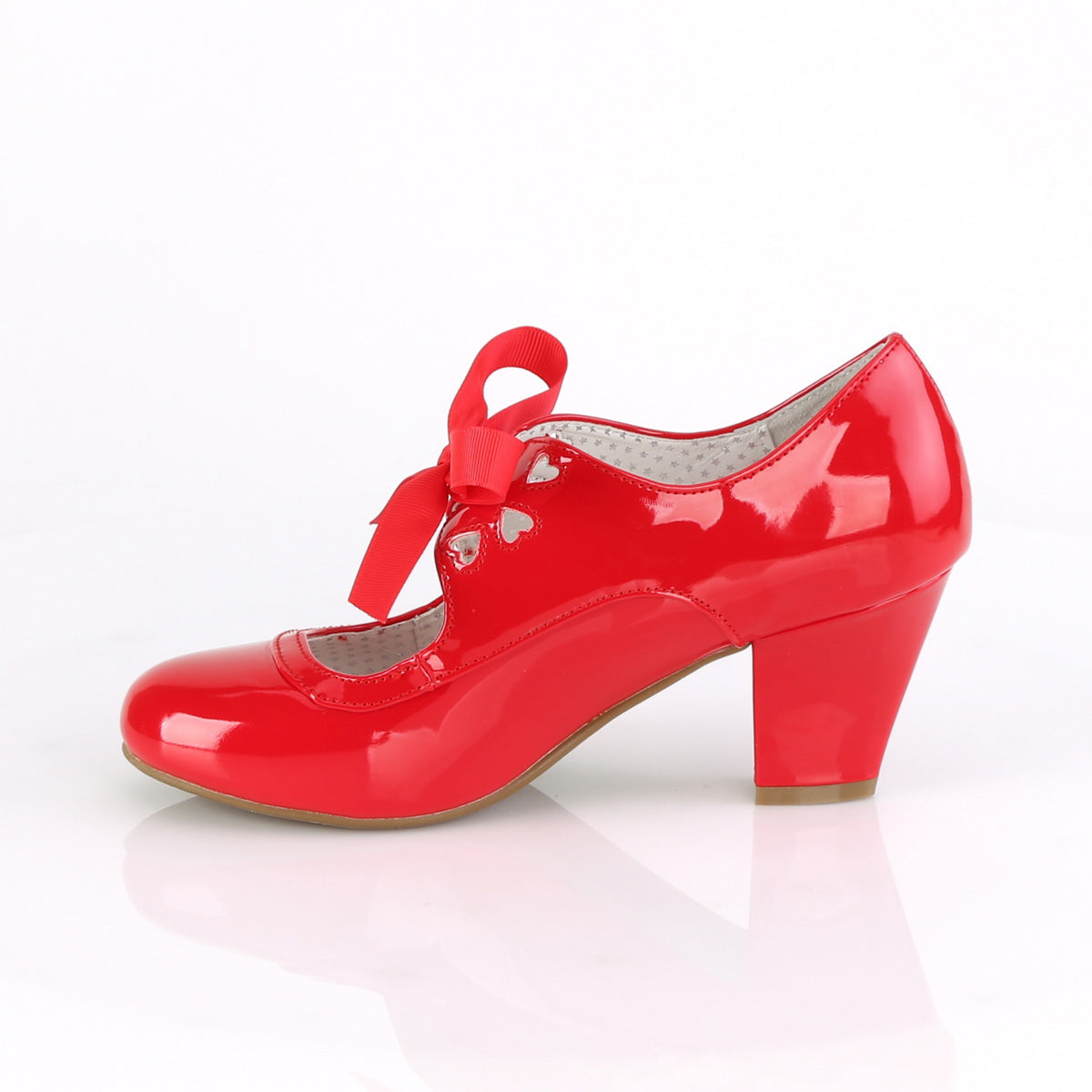 Pin Up Couture Pompes pour femmes WIGGLE-32 tape rouge