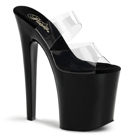 Pleaser Sandales pour femmes XTREME-802 CLR / BLK