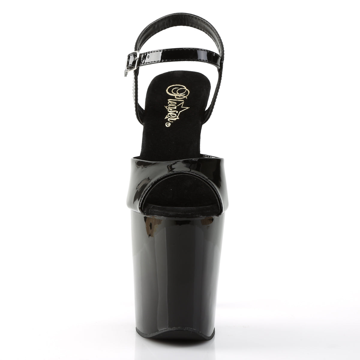 Pleaser Sandales pour femmes XTREME-809 BLK PAT / BLK