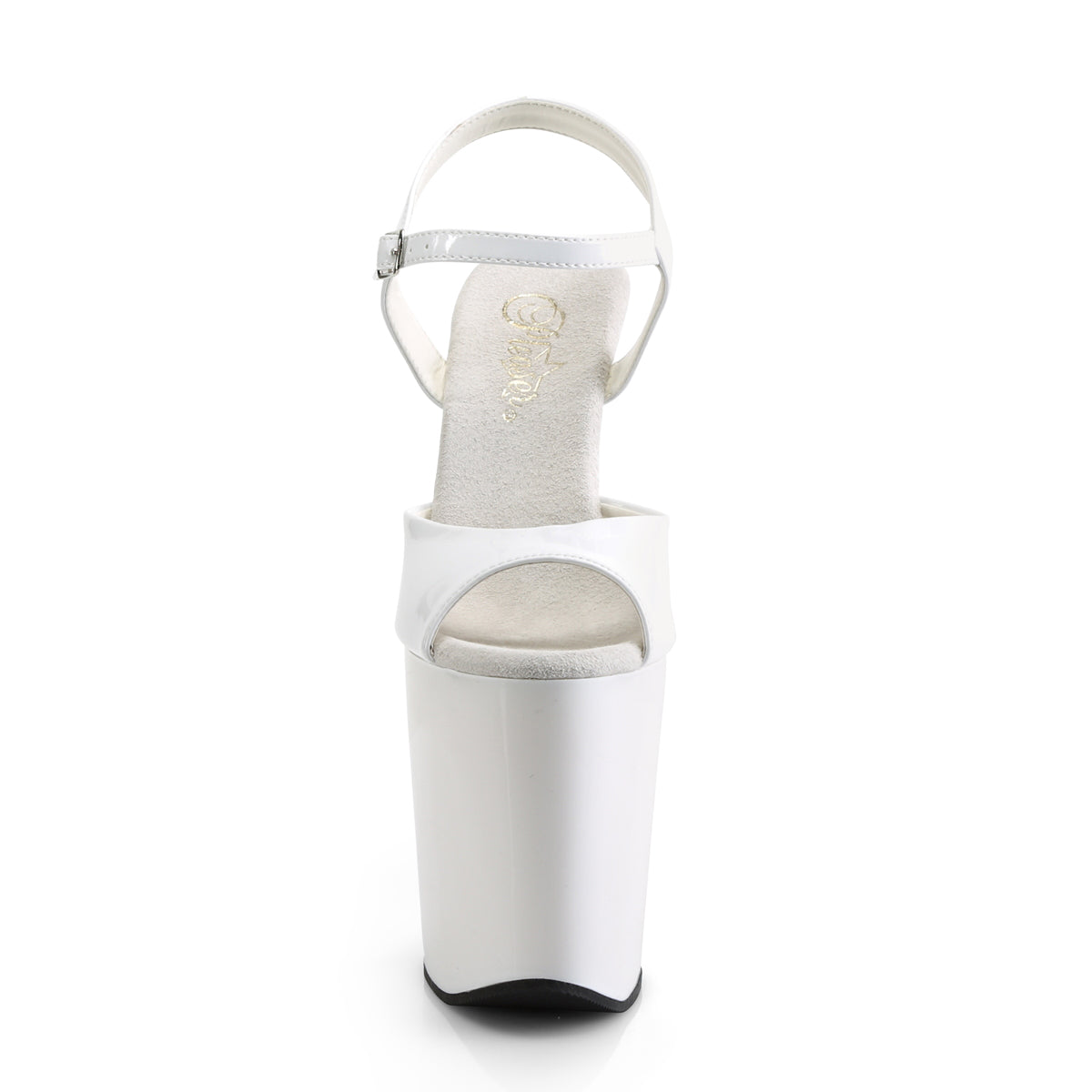 Pleaser Sandales pour femmes XTREME-809 wht pat / wt