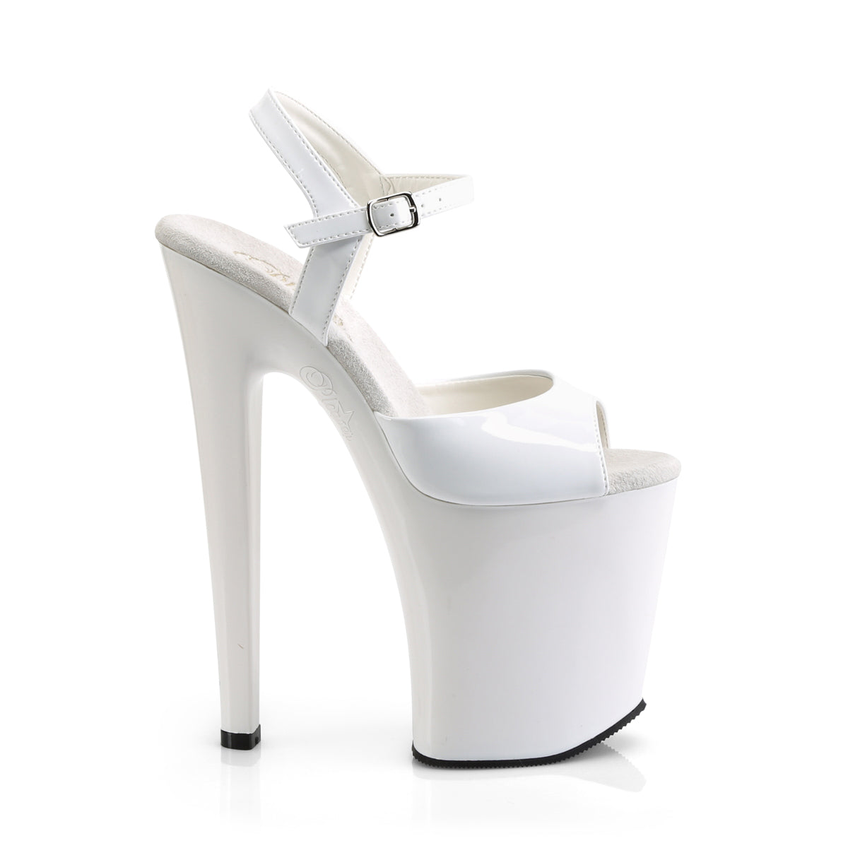 Pleaser Sandales pour femmes XTREME-809 wht pat / wt