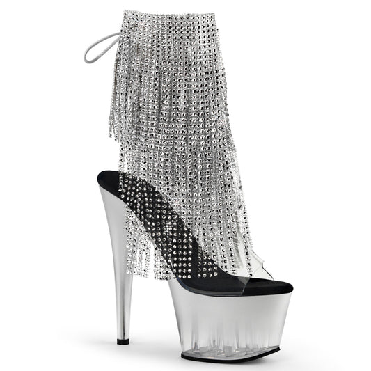 Pleaser Bottines pour femmes ADORE-1017rsft clr-SLV / SLV