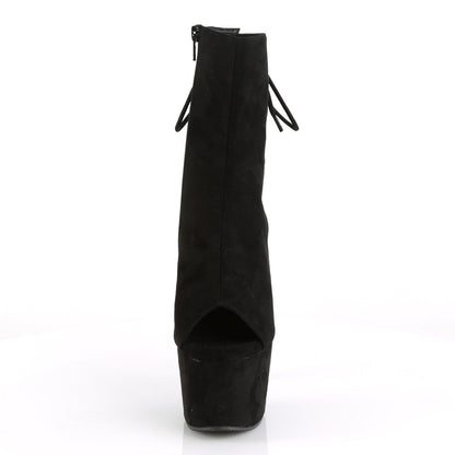 Pleaser Bottines pour femmes ADORE-1018FS BLK FAUX SUDE / BLK SUDE