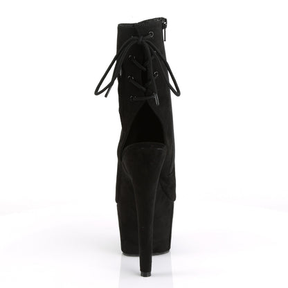 Pleaser Bottines pour femmes ADORE-1018FS BLK FAUX SUDE / BLK SUDE