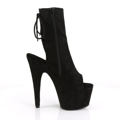 Pleaser Bottines pour femmes ADORE-1018FS BLK FAUX SUDE / BLK SUDE