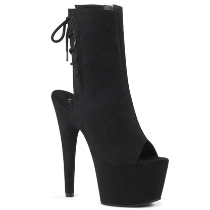 Pleaser Bottines pour femmes ADORE-1018FS BLK FAUX SUDE / BLK SUDE