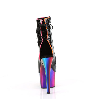 Pleaser   ADORE-1018RC-02 BLK PAT /Rainbow Chrome