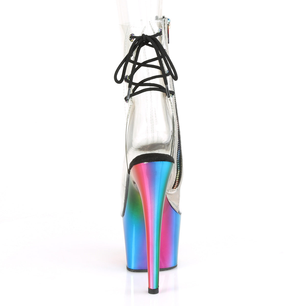 Pleaser Bottines pour femmes ADORE-1018rc CLR /Rainbow Chrome